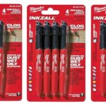 Milwaukee 48-22-3104 Inkzall Point Marker, Fine, Black, 12 Markers