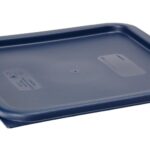 Cambro SFC12453 CamSquares Lid for 12, 18 & 22-Quart Food Storage Containers, Polyethylene, Midnight Blue, NSF