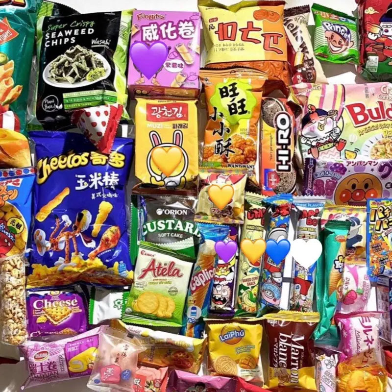 93e75b1c8786432ca244c18f1371d735_tplv-fhlh96nyum-resize-webp_800_800.jpg 11 Pound Premium Asian Snack Box Gift Pack - Sweet & Savory Delights from Japan Korea Philippines Thailand Multipack - Image 1