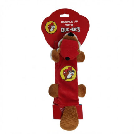 Buc-ee's Authentic Plush Logo Seatbelt Cover