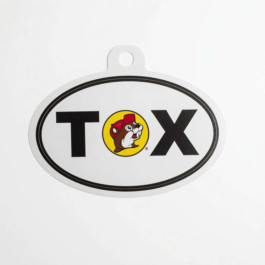 Buc-ee_sTXOvalSticker-1.jpg Buc-ee's TX Oval Vinyl Decal Sticker - Image 1
