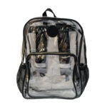Buc-ee’s Clear Backpack, 17-Inch Transparent PVC School & Stadium Bag with Padded Straps, 17" x 12" x 5" - Image 2