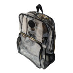 Buc-ee’s Clear Backpack, 17-Inch Transparent PVC School & Stadium Bag with Padded Straps, 17" x 12" x 5" - Image 3