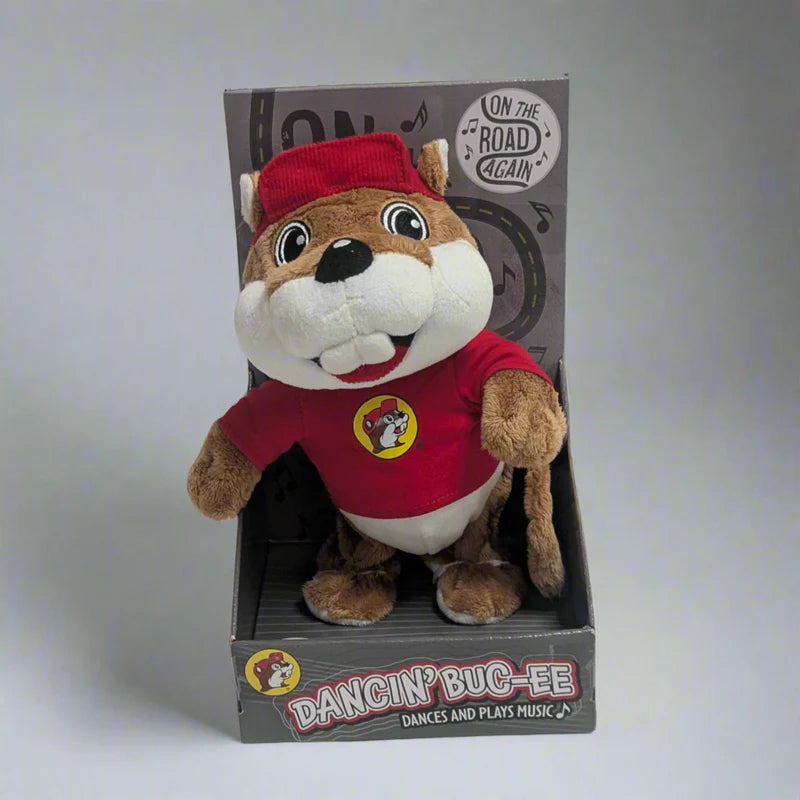 Buc-ee_s_Dancin_Buc-ee-1.jpg Buc-ee’s Dancin’ Buc-ee Plush, Dancing Musical Stuffed Animal Toy with Music, Interactive Gift for Buc-ee’s Fans - Image 1