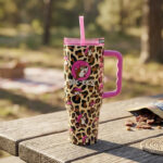 Buc-ee's Leopard Print Insulated Tumbler - Image 3