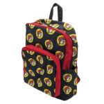 Buc-ee’s Black Logo Backpack, 16-Inch Canvas Backpack with Red Trim, School, Travel, Work & Everyday Bag - Image 3