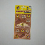 Buc-ee’s Cinnamon Roll Scratch & Sniff Stickers, 24-Pack Scented Food Stickers for Journals, Notebooks, Crafts & Gifts