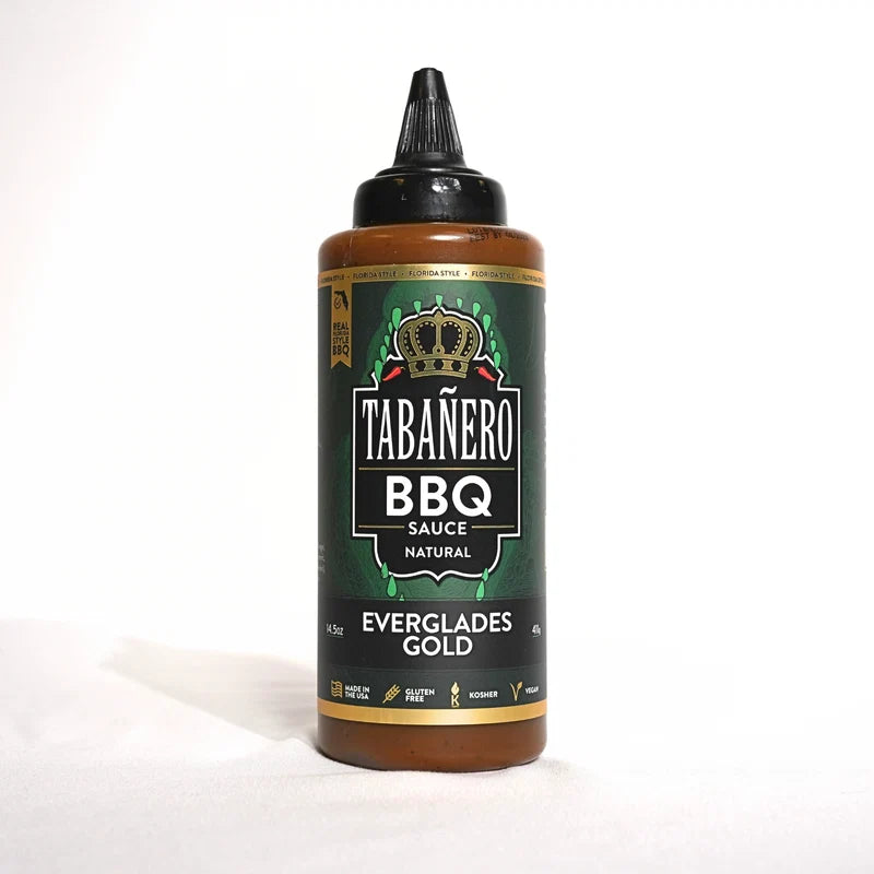 EG-1.jpg Authentic Tabañero Everglades Gold BBQ Sauce (14.5 oz.) - Image 1