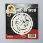 Buc-ee's Authentic Car Decal with Bonus Sticker