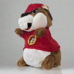 Buc-ee’s Plush Beaver Hand Puppet, Soft Stuffed Animal Puppet for Storytelling, Pretend Play & Fun