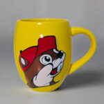 Buc-ee's Yellow 'Beaver Believer' Ceramic Coffee Mug