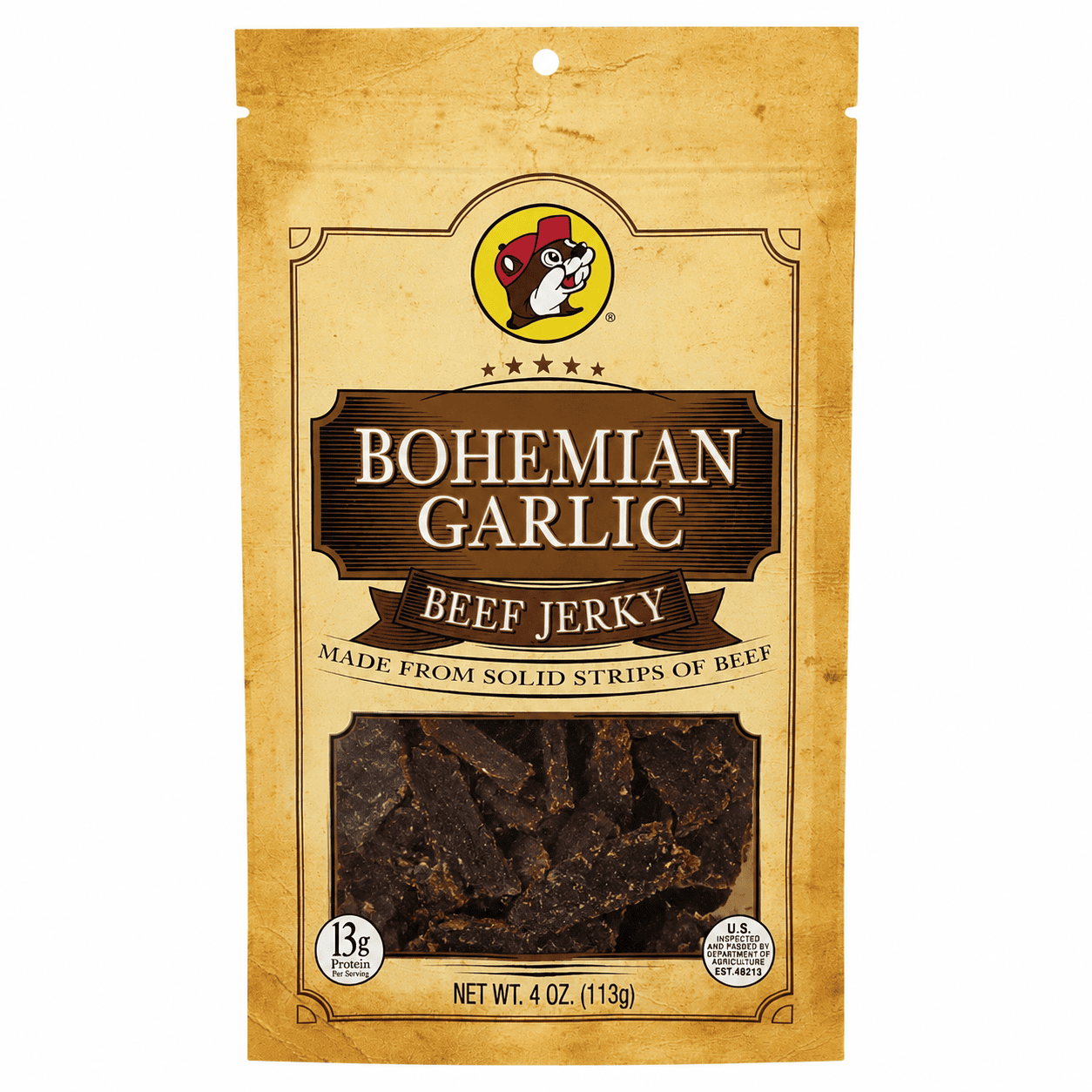 bhemian.png Buc-ee's Bohemian Recipe Garlic Beef Jerky - Image 1