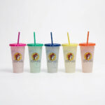 Buc-ee's Color-Changing Tie-Dye 24oz Tumblers (5-Pack)