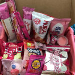 Deluxe Pink Theme Asian Snack Box Includes 2 Drinks 2 Ramen Sweet Asian Snacks Box Gift Large Size 45-50 Pcs Variety of Treats - Image 2