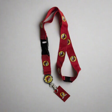 Buc-ee’s Lanyard, Retractable & Clip-On ID Badge Holder with Breakaway Clasp, Key & Event Pass Lanyard